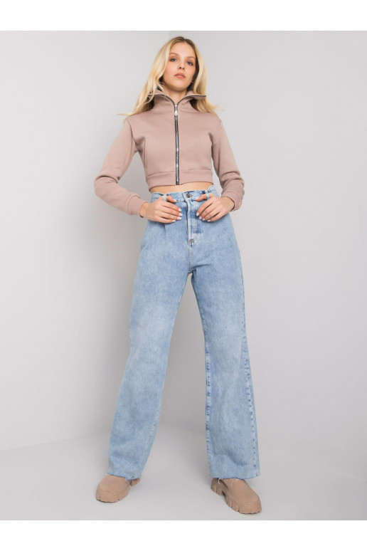 Šviesiai mėlynos tiesios džinsinės...