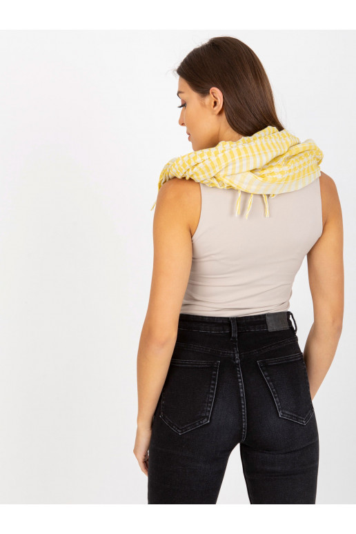 Šviesiai geltonai baltas arafatkos...