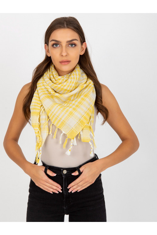 Šviesiai geltonai baltas arafatkos...