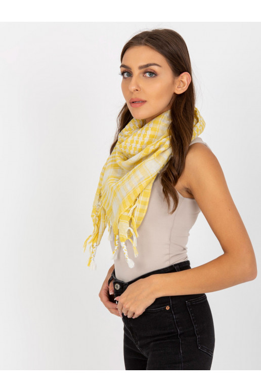 Šviesiai geltonai baltas arafatkos...