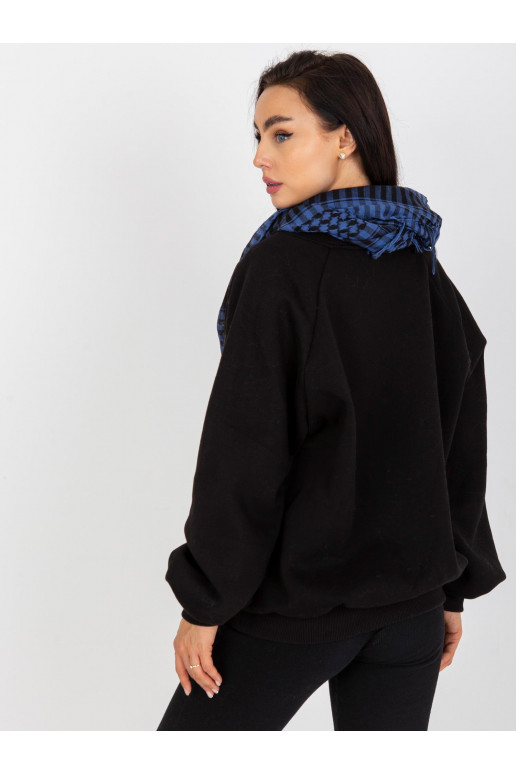 Tamsiai mėlyna-juoda arafatka stropas...