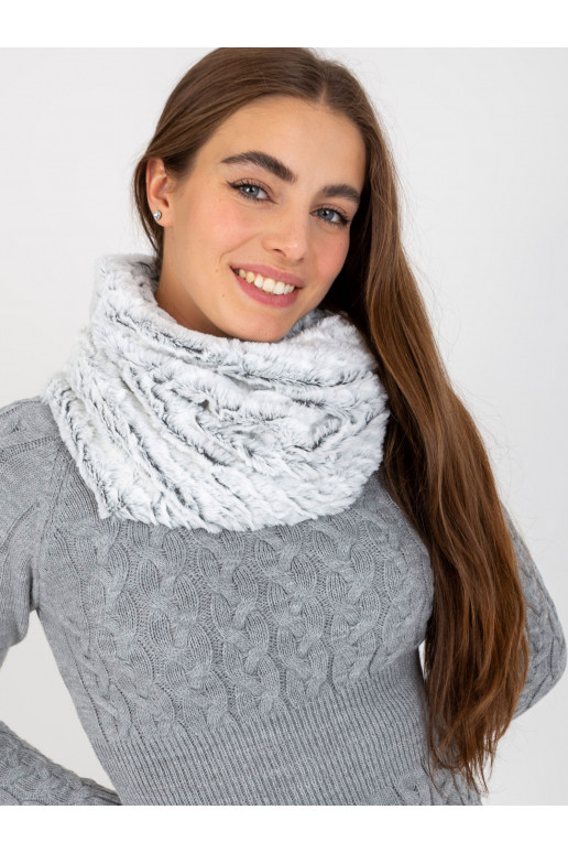 Baltas ir juodas šiltas dirbtinio...