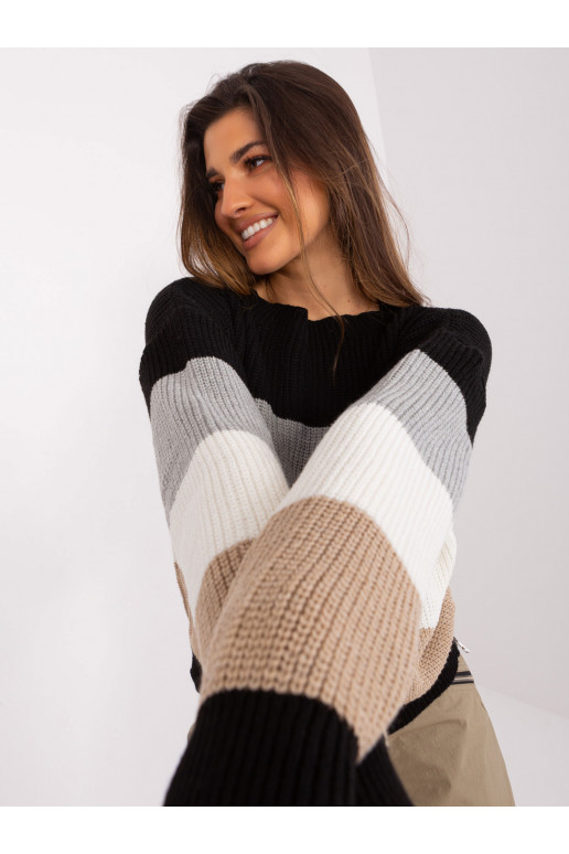 Megztinis-BA-SW-8024.57P-juodas-smėli...