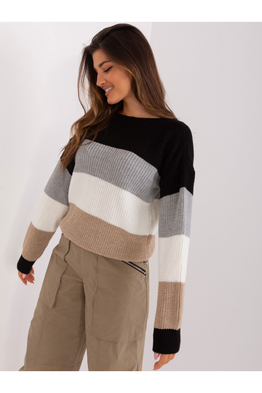 Megztinis-BA-SW-8024.57P-juodas-smėli...