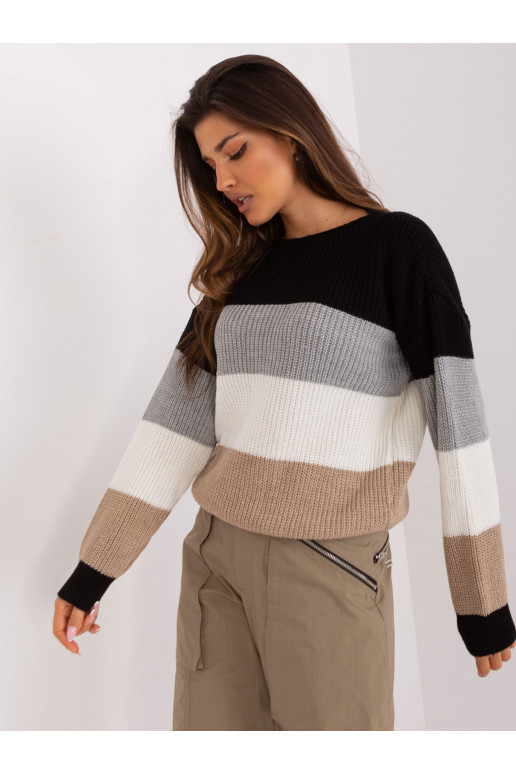 Megztinis-BA-SW-8024.57P-juodas-smėli...