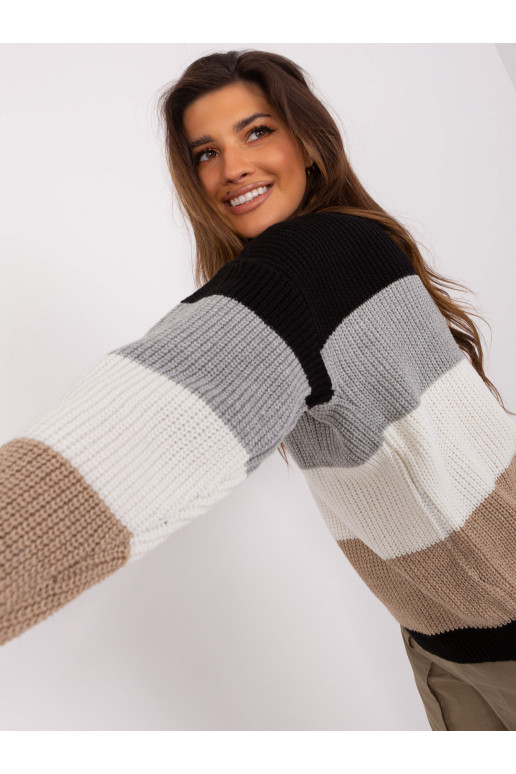 Megztinis-BA-SW-8024.57P-juodas-smėli...