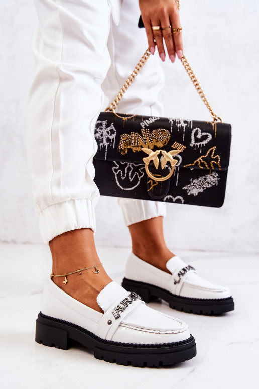 Mokasinai baltos spalvos La.Fi Jenefer