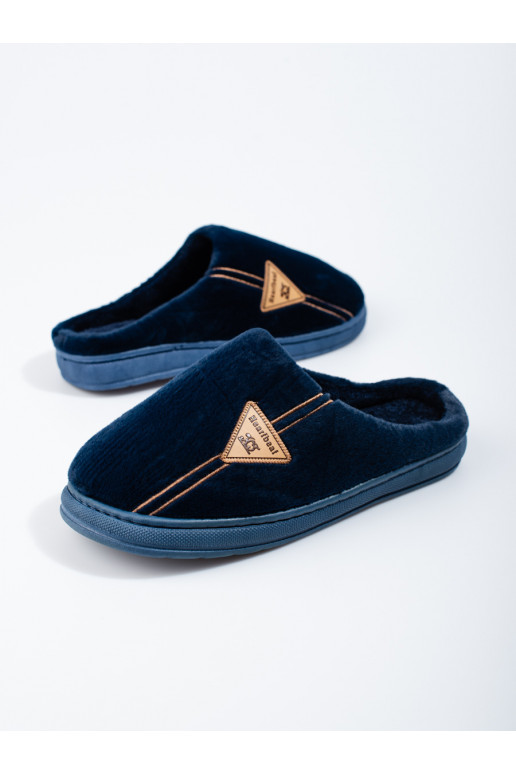 šilti mėlynos spalvos vyriškos šlepetės Shelovet