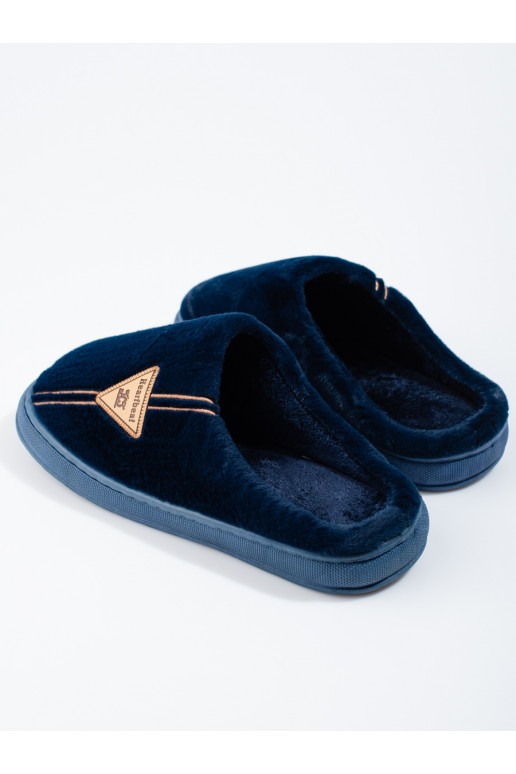 šilti mėlynos spalvos vyriškos šlepetės Shelovet