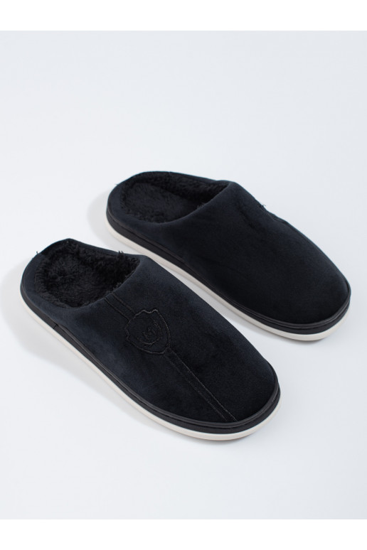  juodos spalvos vyriškos šlepetės Shelovet