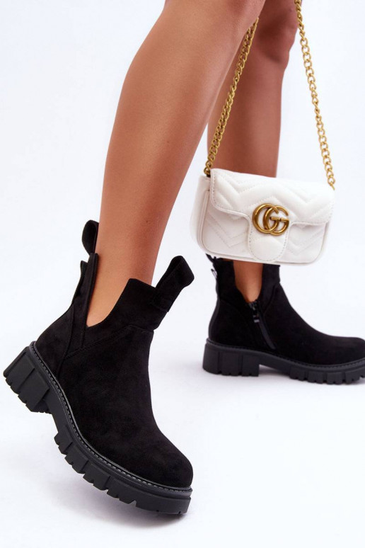 aulinukai Cut Out juodos spalvos Heaven aulinukai Cut Out juodos spalvos Heaven