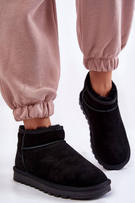 zomšiniai sniego batai juodos spalvos...