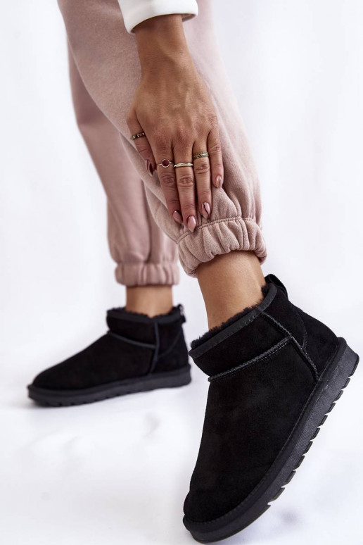 zomšiniai sniego batai juodos spalvos...