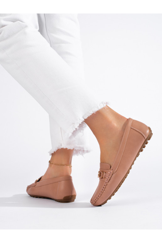 Moteriški mokasinai Vinceza rožinės spalvos