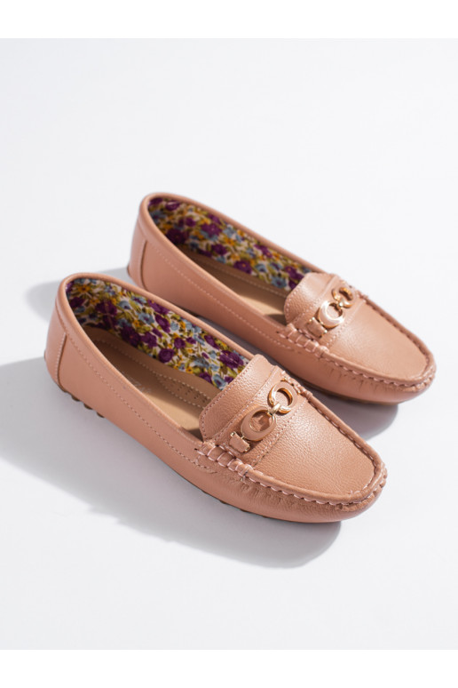 Moteriški mokasinai Vinceza rožinės spalvos