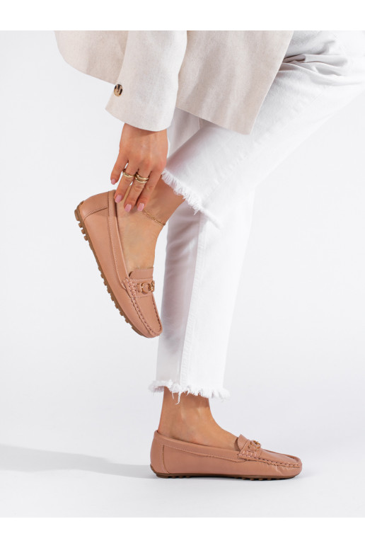 Moteriški mokasinai Vinceza rožinės spalvos