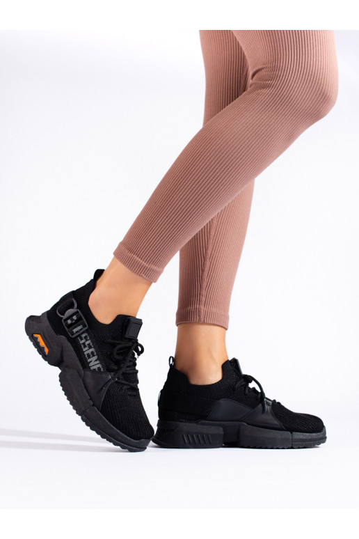 juodos spalvos  Sneakers batai modelio batai Shelovet juodos spalvos  Sneakers batai modelio batai Shelovet