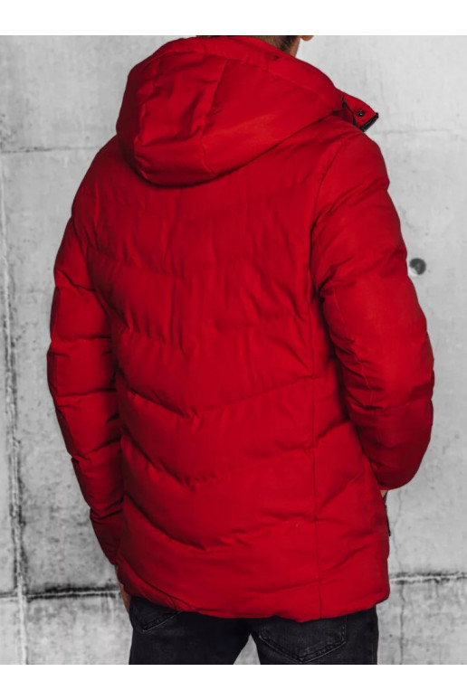 Vyriška striukė raudonos spalvos Vyriška striukė raudonos spalvos