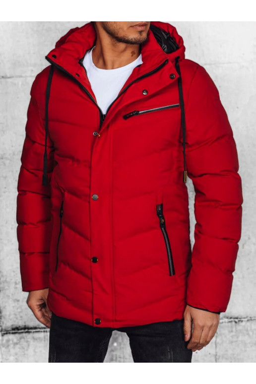 Vyriška striukė raudonos spalvos Vyriška striukė raudonos spalvos