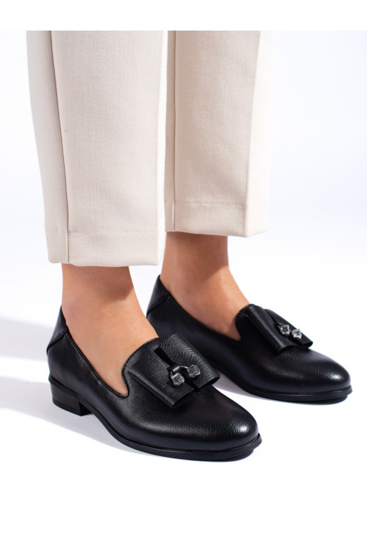 batai su kristaliukais  Potocki juodos spalvos