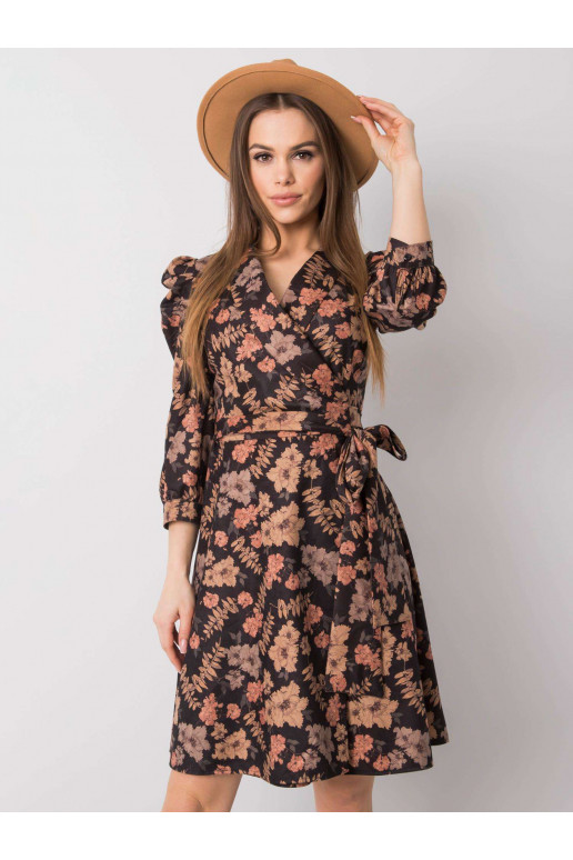 Gėlių rašto suknelė su dirželiu  Eloise Gėlių rašto suknelė su dirželiu  Eloise