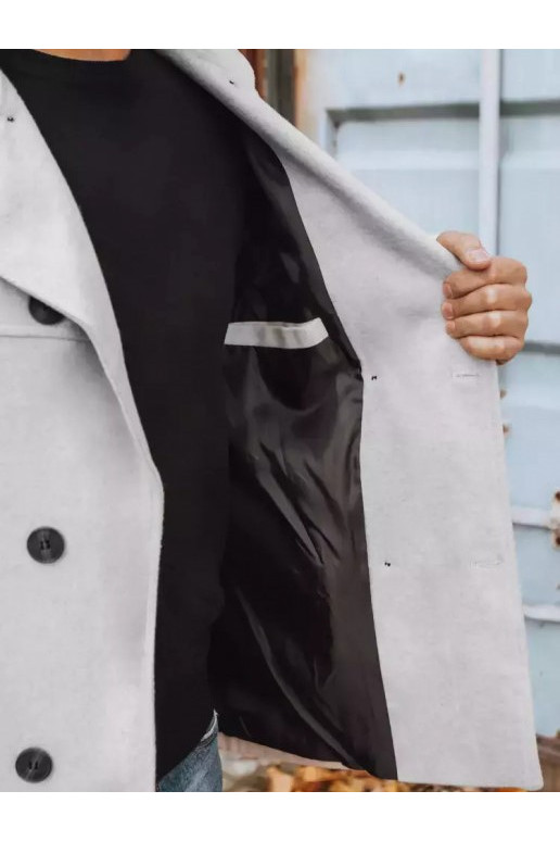 Vyriškas dvieilis paltas šviesiai...