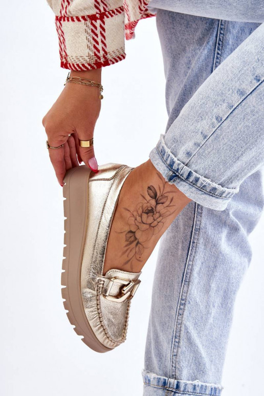 Mokasinai su platforma su ornamentais... Mokasinai su platforma su ornamentais...