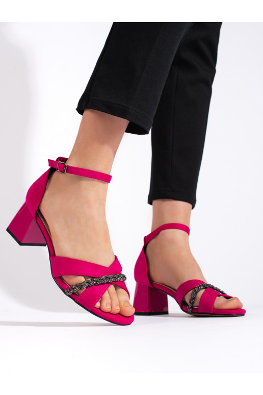 iš zomšos sandalai  