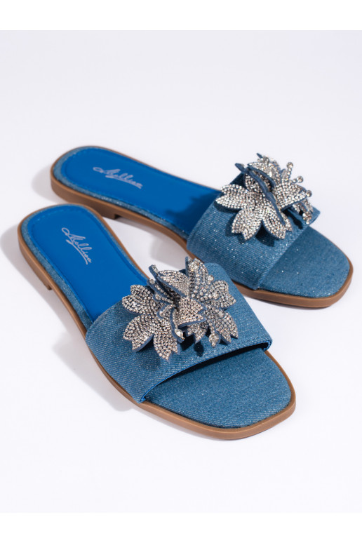 Džinso medžiagos Šlepetės   