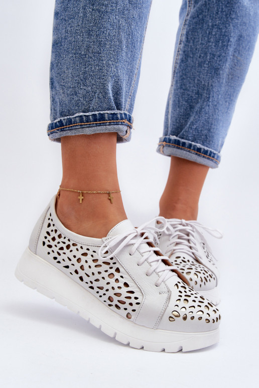 Batai su ažūro elementais pilkos...