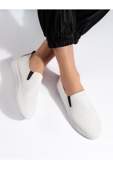 su aužūro elementais batai slip on baltos spalvos-juodos spalvos 2