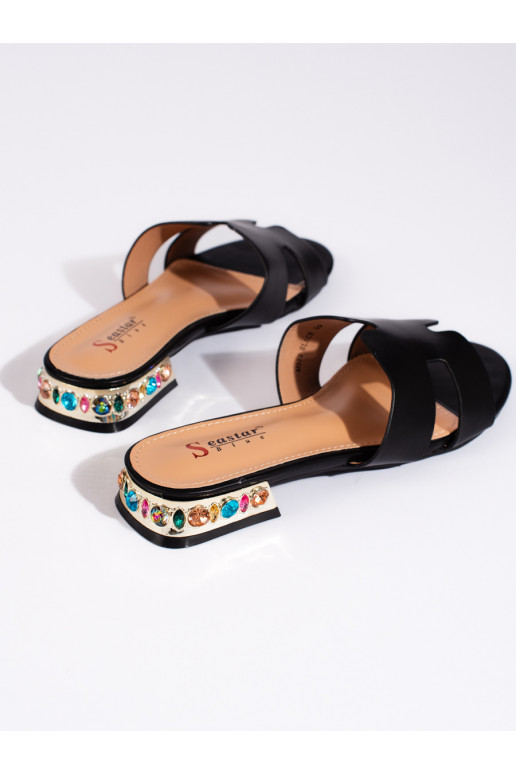 Juodos spalvos Šlepetės   