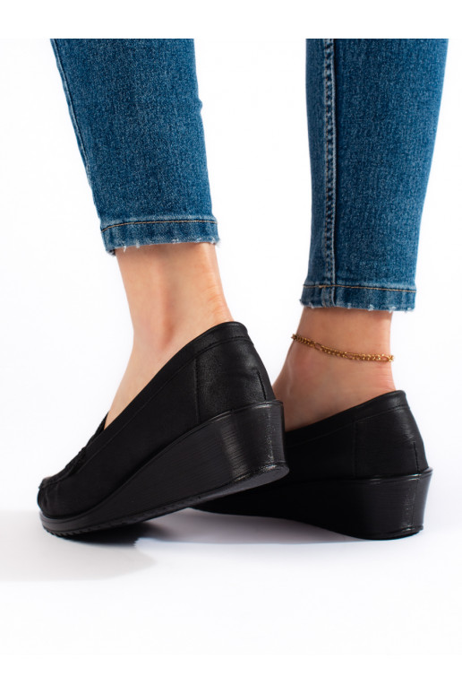 Moteriški mokasinai juodos spalvos Moteriški mokasinai juodos spalvos