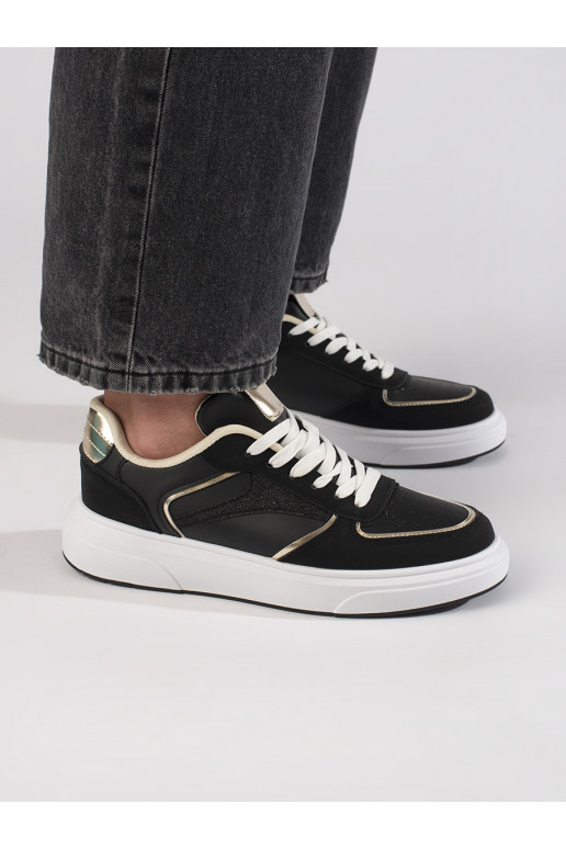 Moteriški laisvalaikio batai juodos spalvos Moteriški laisvalaikio batai juodos spalvos