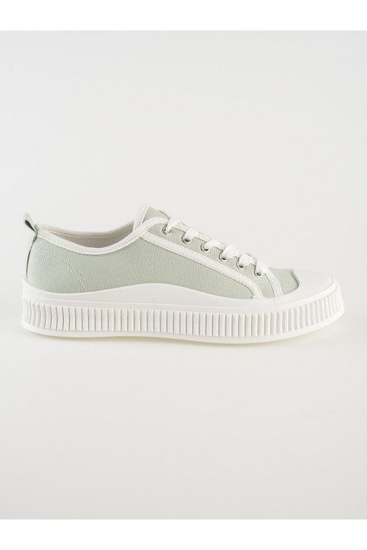 šviesiai žalios spalvos Moteriški batai su platforma šviesiai žalios spalvos Moteriški batai su platforma