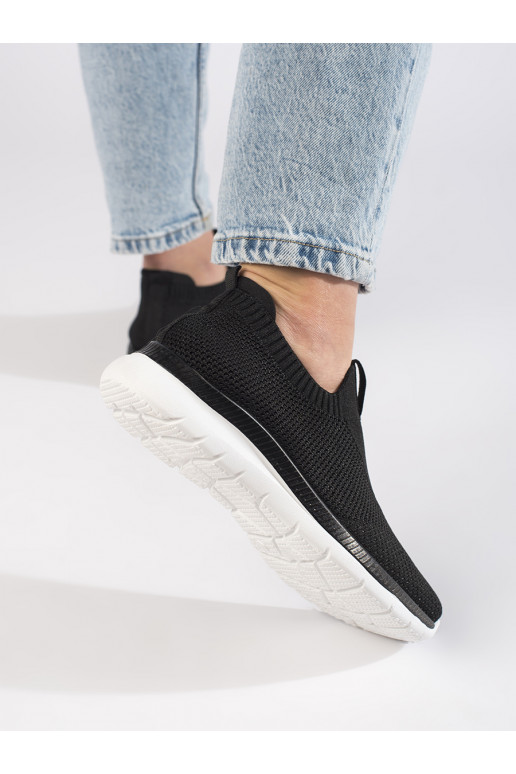 Įsispiriamo modelio sportiniai batai juodos spalvos Įsispiriamo modelio sportiniai batai juodos spalvos