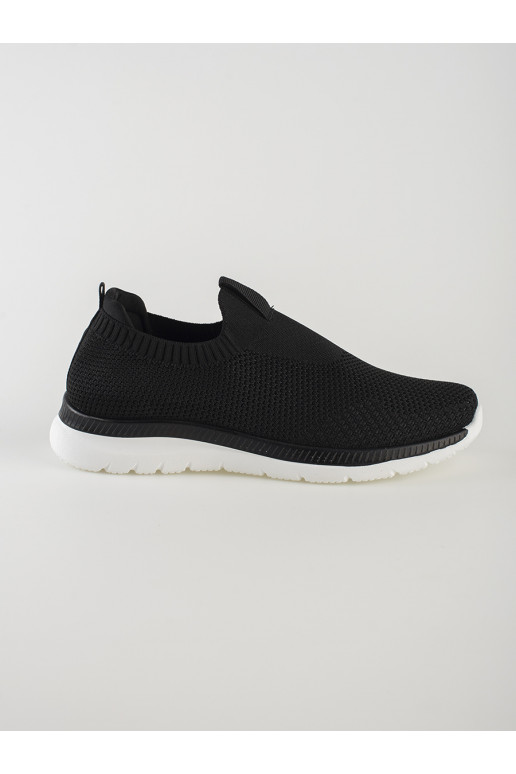 Įsispiriamo modelio sportiniai batai juodos spalvos Įsispiriamo modelio sportiniai batai juodos spalvos