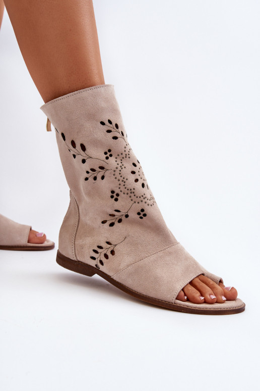 Zazoo Zomšinės basutės su auliuku...