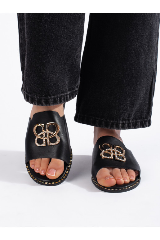 juodos spalvos Šlepetės    juodos spalvos Šlepetės