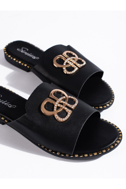 juodos spalvos Šlepetės    juodos spalvos Šlepetės