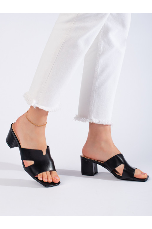 Juodos spalvos Šlepetės   