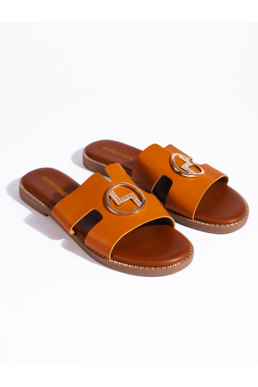 rudos spalvos  Šlepetės   rudos spalvos  Šlepetės