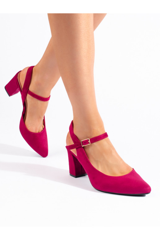 iš zomšos  aukštakulniai rožinės spalvos Sergio Leone