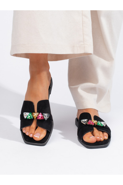 Juodos spalvos Šlepetės   