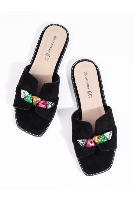 Juodos spalvos Šlepetės   