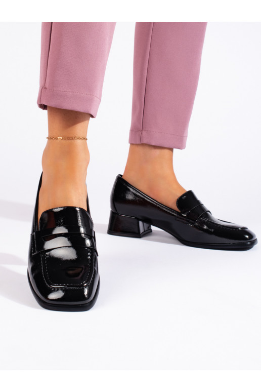 su lako efektu mokasinai juodos spalvos Sergio Leone su lako efektu mokasinai juodos spalvos Sergio Leone