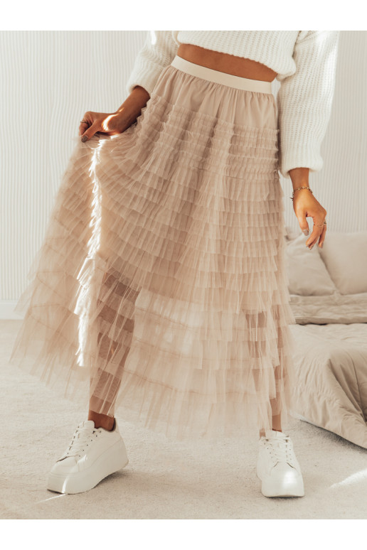 Smėlio spalvos sijonas PASTELLA Smėlio spalvos sijonas PASTELLA