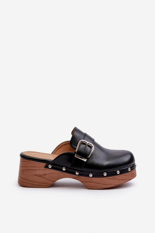 Šlepetės su sagtimis juodos spalvos... Šlepetės su sagtimis juodos spalvos...