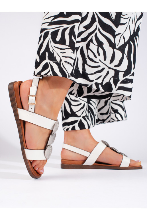  baltos spalvos sandalai  Sergio Leone