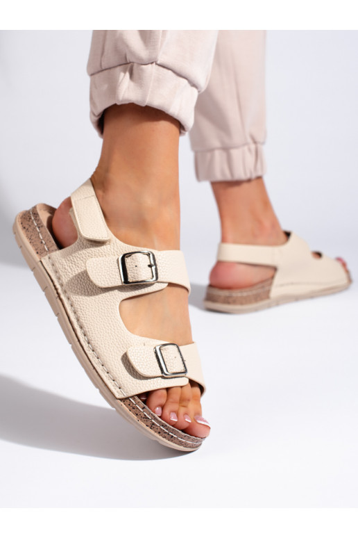 smėlio spalvos  sandalai   smėlio spalvos  sandalai